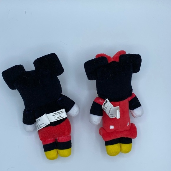 Disney Minnie and Mickey Mouse 6" Plush Crossy Road Bundle Stuffed Animal - Picture 2 of 5
